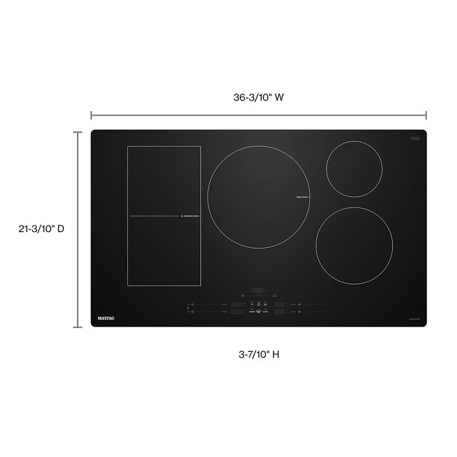 36-Inch Wide Induction Cooktop with Power Boost MCIT8036SB