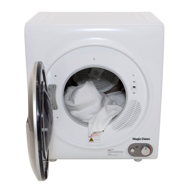 Magic Clean 2.6 cu. ft. Compact Front Loader Clothes Dryer MCLD24WI, product image 2 of 12