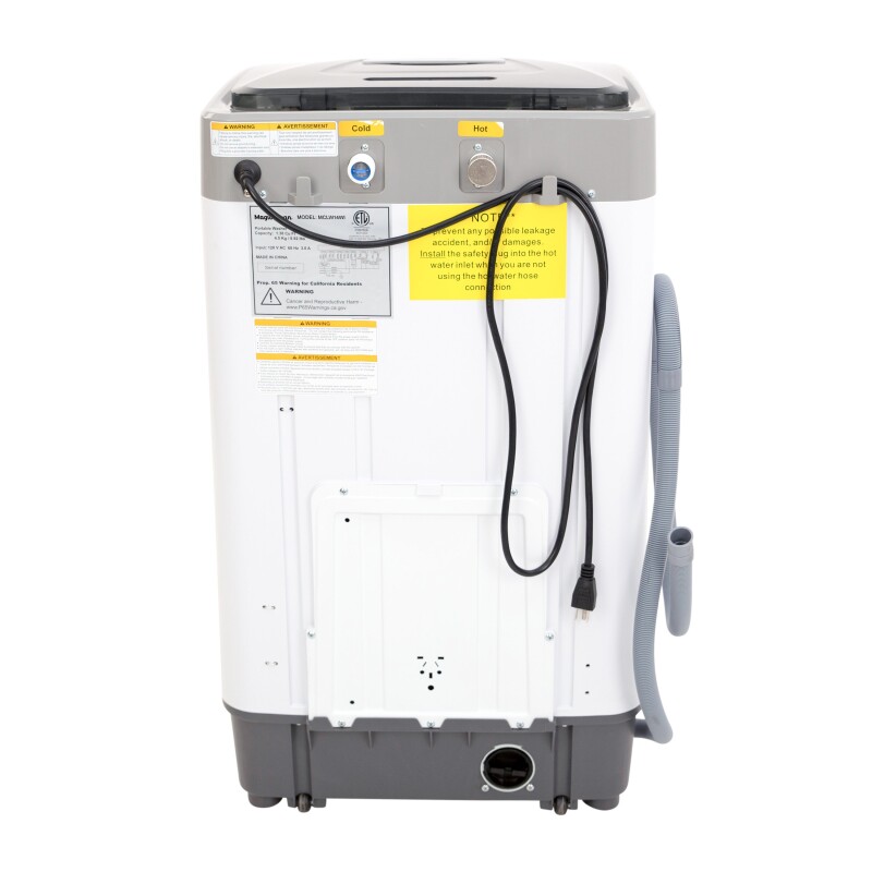 Magic Clean 1.38 cu. ft. Compact Top Loader Washer Machine MCLW14WI