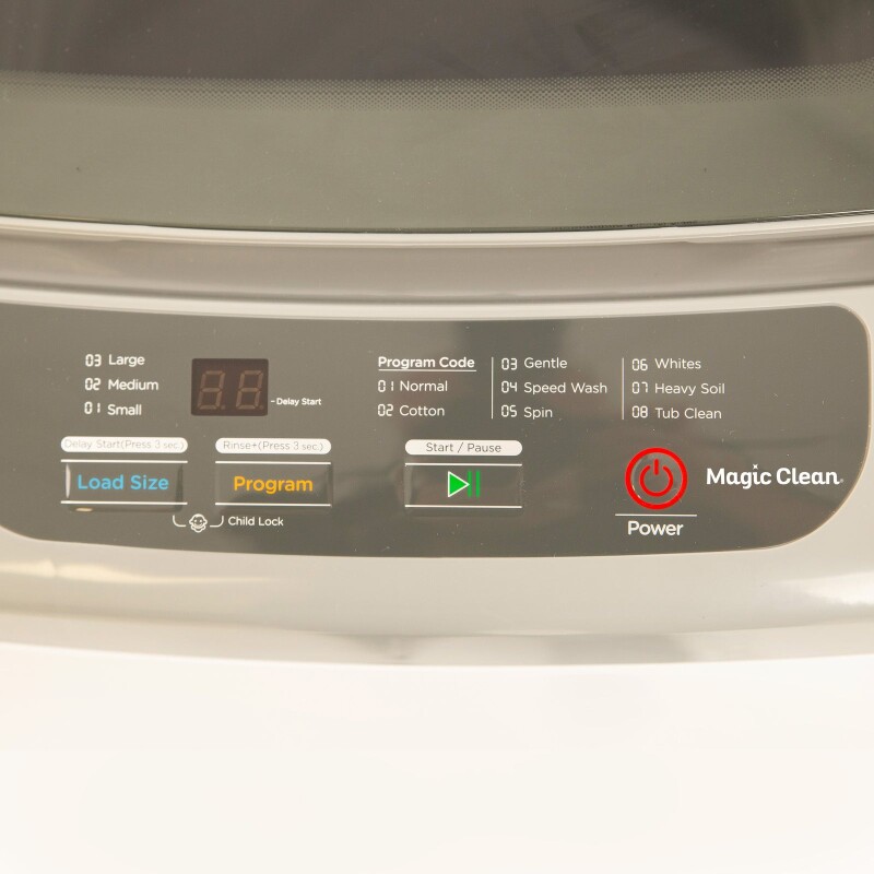 Magic Clean 0.84 cu. ft. Compact Top Loader Washer Machine MCLW84WI