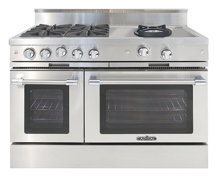 48″ Classic Chef Range 4 Open Burners / Power Wok LP MCOR484CWL