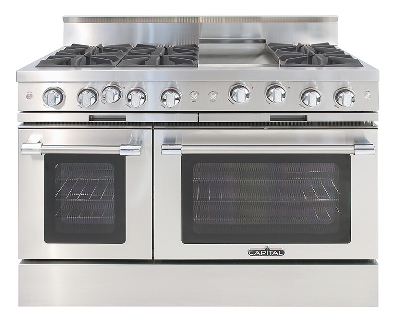48″ Classic Chef Range 4 Burners / Griddle / 2 Burners LP MCOR484L