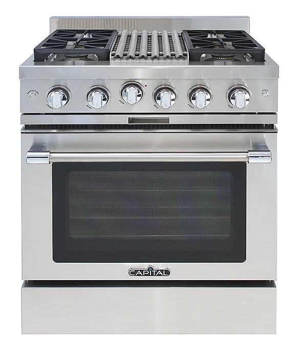 30″ Classic Chef Range 2 Sealed Burners / Bbq / 2 Sealed Burners NG MCR302B2N