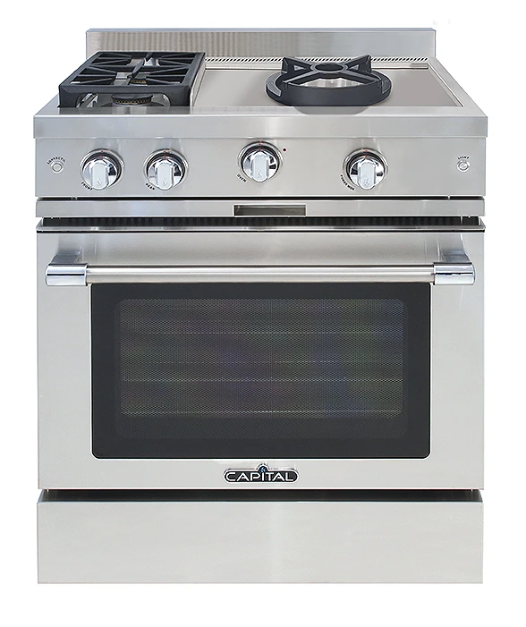 30″ Classic Chef Range 2 Burners / Open Wok Burner NG MCR302CWN
