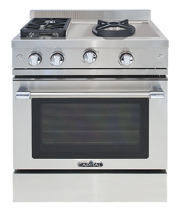 30″ Classic Chef Range 2 Burners / Sealed Wok Burner NG MCR302WN