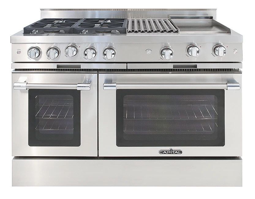 48″ Classic Chef Range 4 Sealed Burners / Grill / Griddle LP MCR484BGL