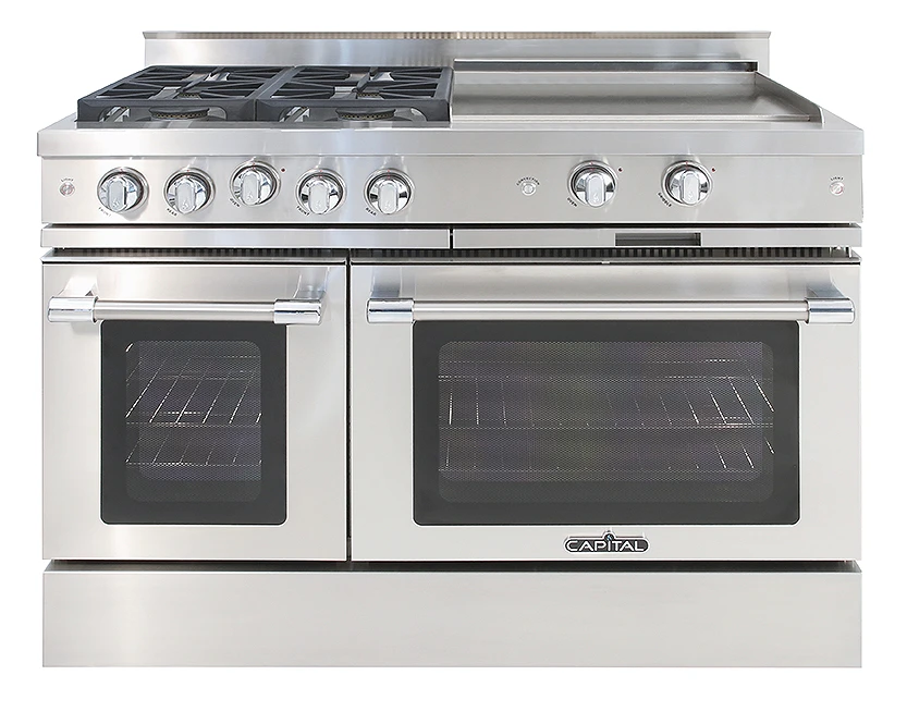 48″ Classic Chef Range 4 Sealed Burners / 24″ Griddle LP MCR484GGL