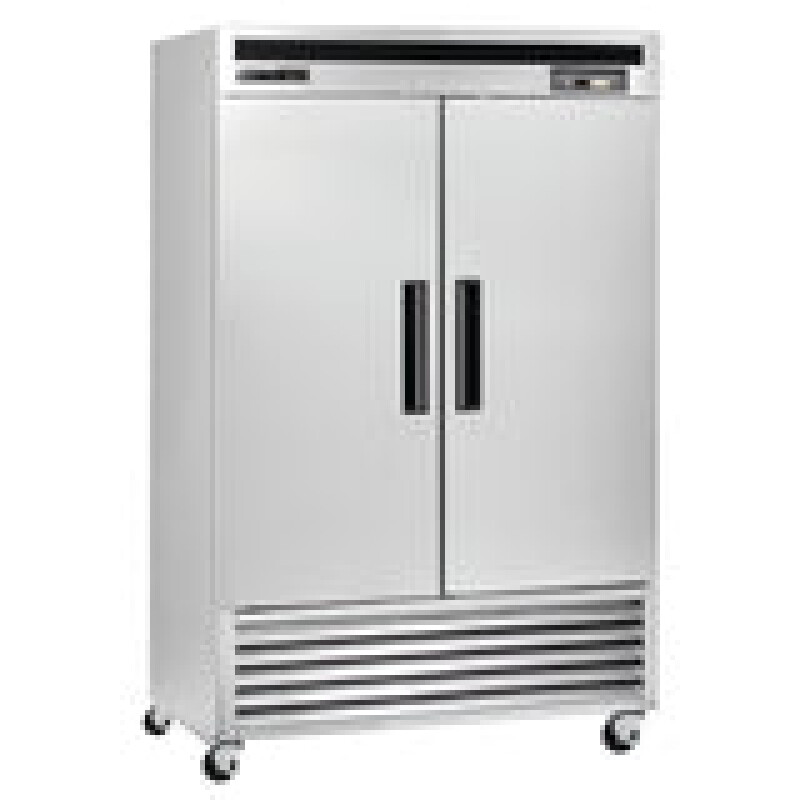 Maxx Cold Double Door Reach-In Refrigerator, Bottom Mount, in Stainless Steel MCR49FDHC
