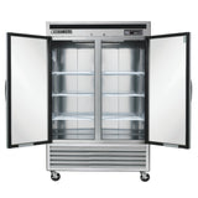 Maxx Cold Double Door Reach-In Refrigerator, Bottom Mount, in Stainless Steel MCR49FDHC