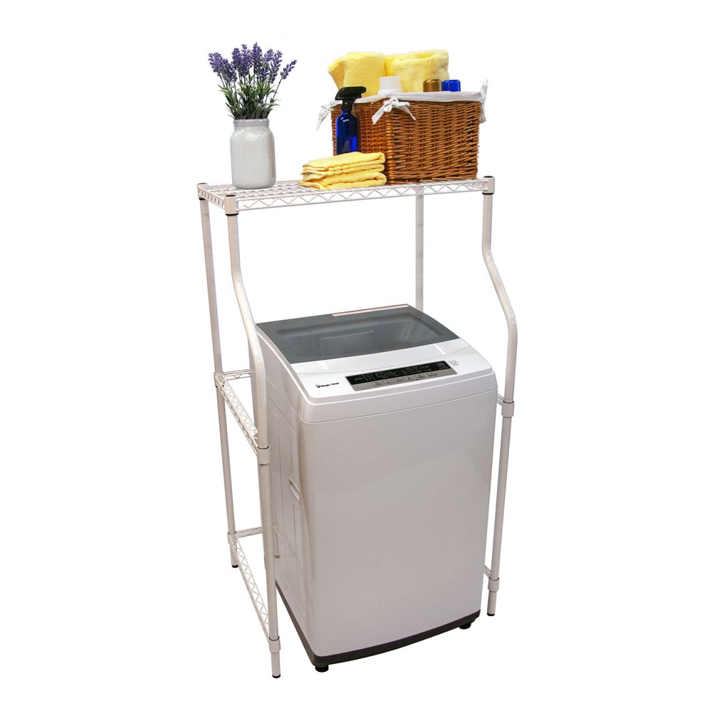 Compact Laundry Stand MCSLS12W