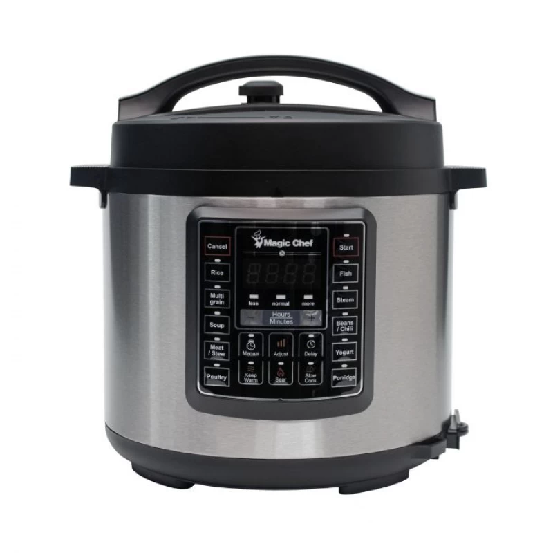 Magic Chef 6 Qt. 7-in-1 Multi-Cooker in Stainless Steel Stainless Steel MCSMC10S7 Picture 1