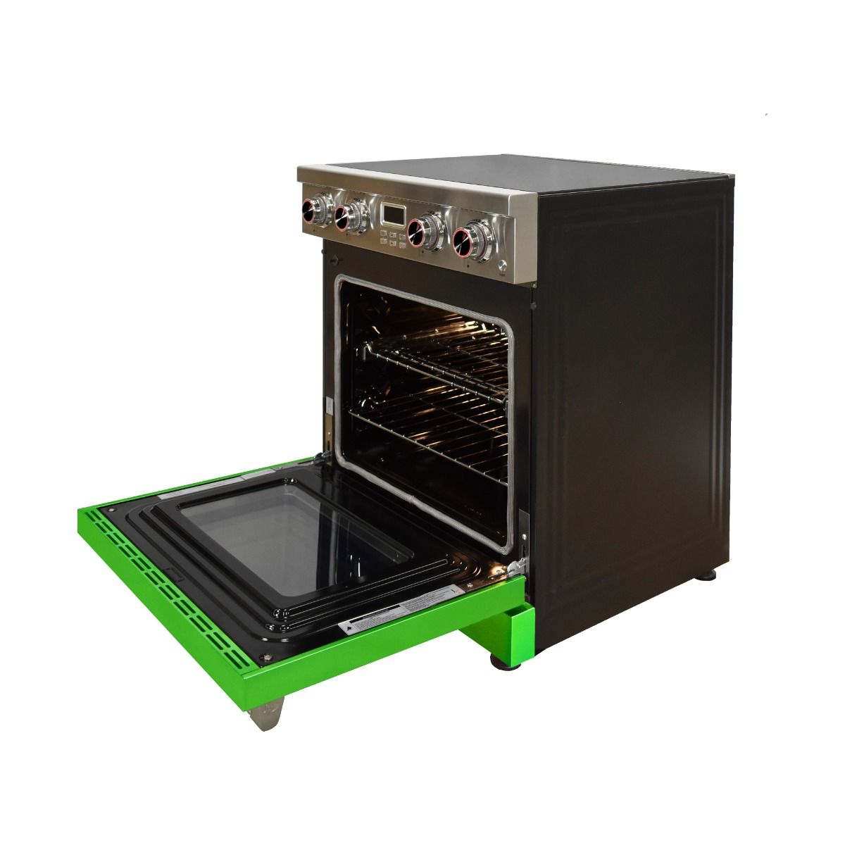 30 Inch Freestanding Electric Range With Green Door MCSPE30SLGD