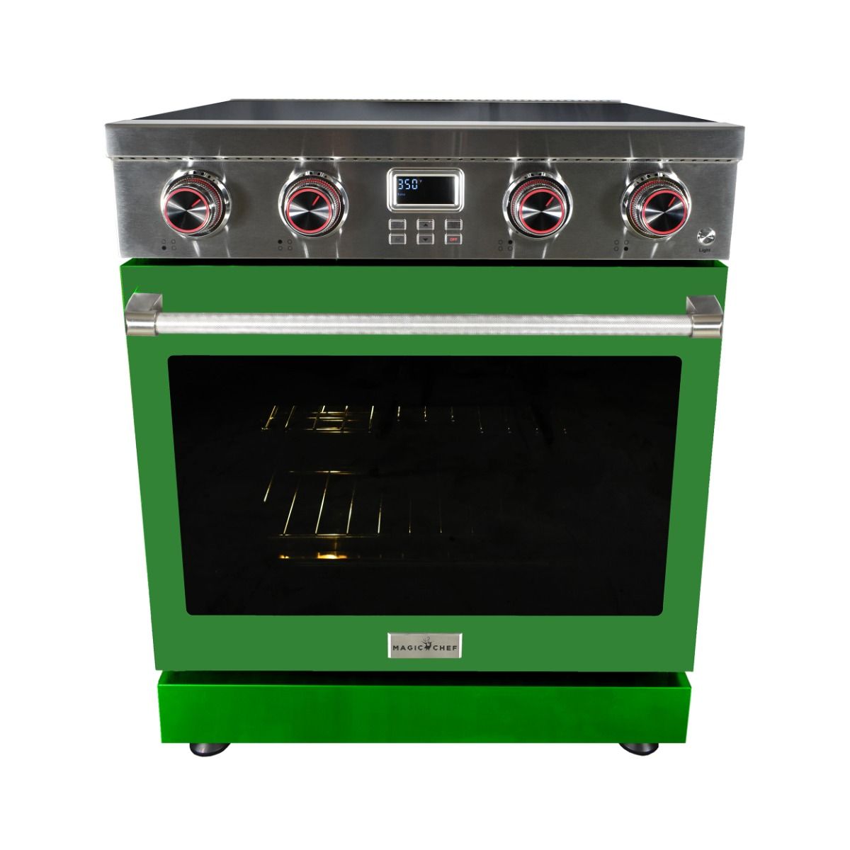 30 Inch Freestanding Electric Range With Green Door MCSPE30SLGD