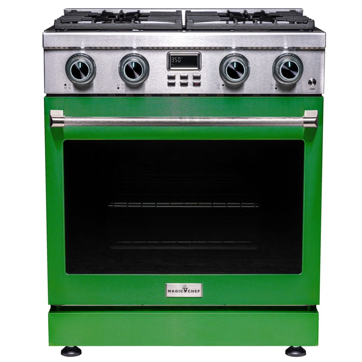 30 Inch Freestanding Gas Range With Green Door MCSPG30SLGD