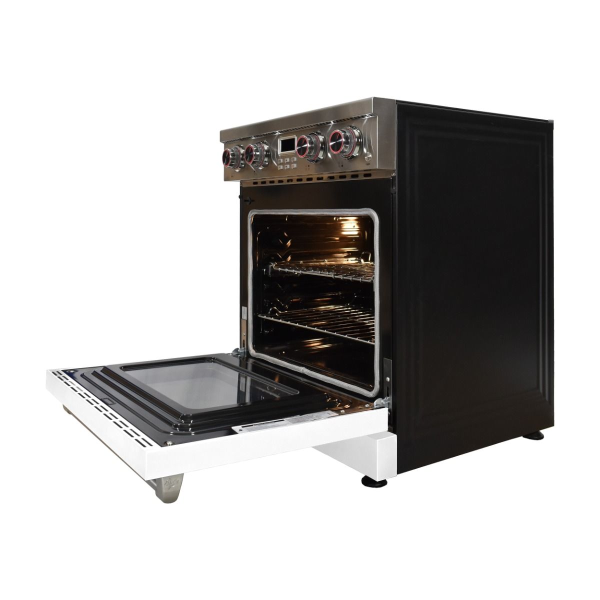 30 Inch Freestanding Gas Range With White Door MCSPG30SLWD