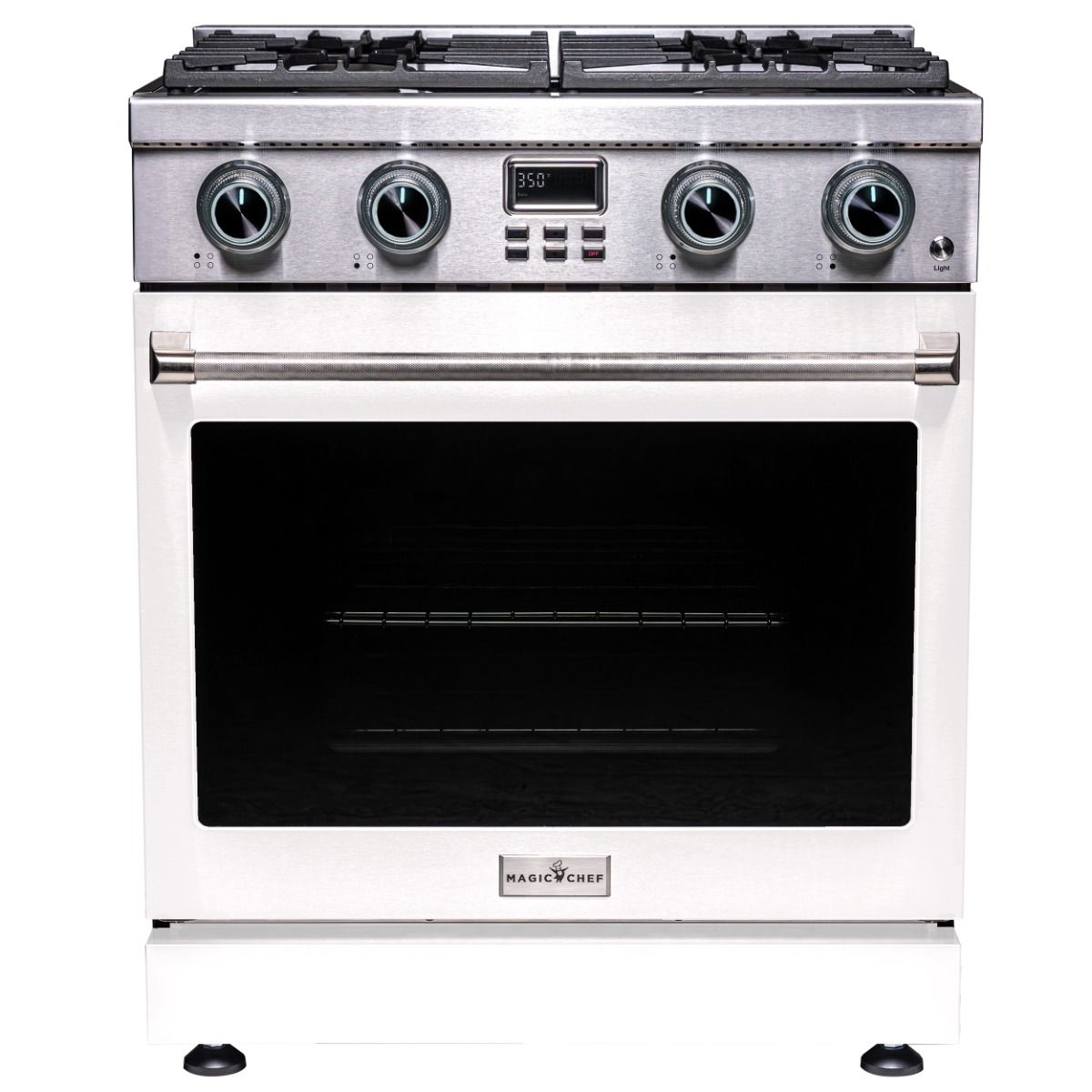 30 Inch Freestanding Gas Range With White Door MCSPG30SLWD