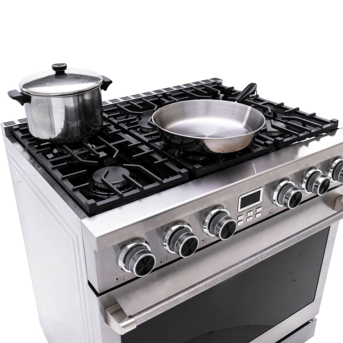 36 Inch Freestanding Gas Range With Green Door MCSPG36SLGD