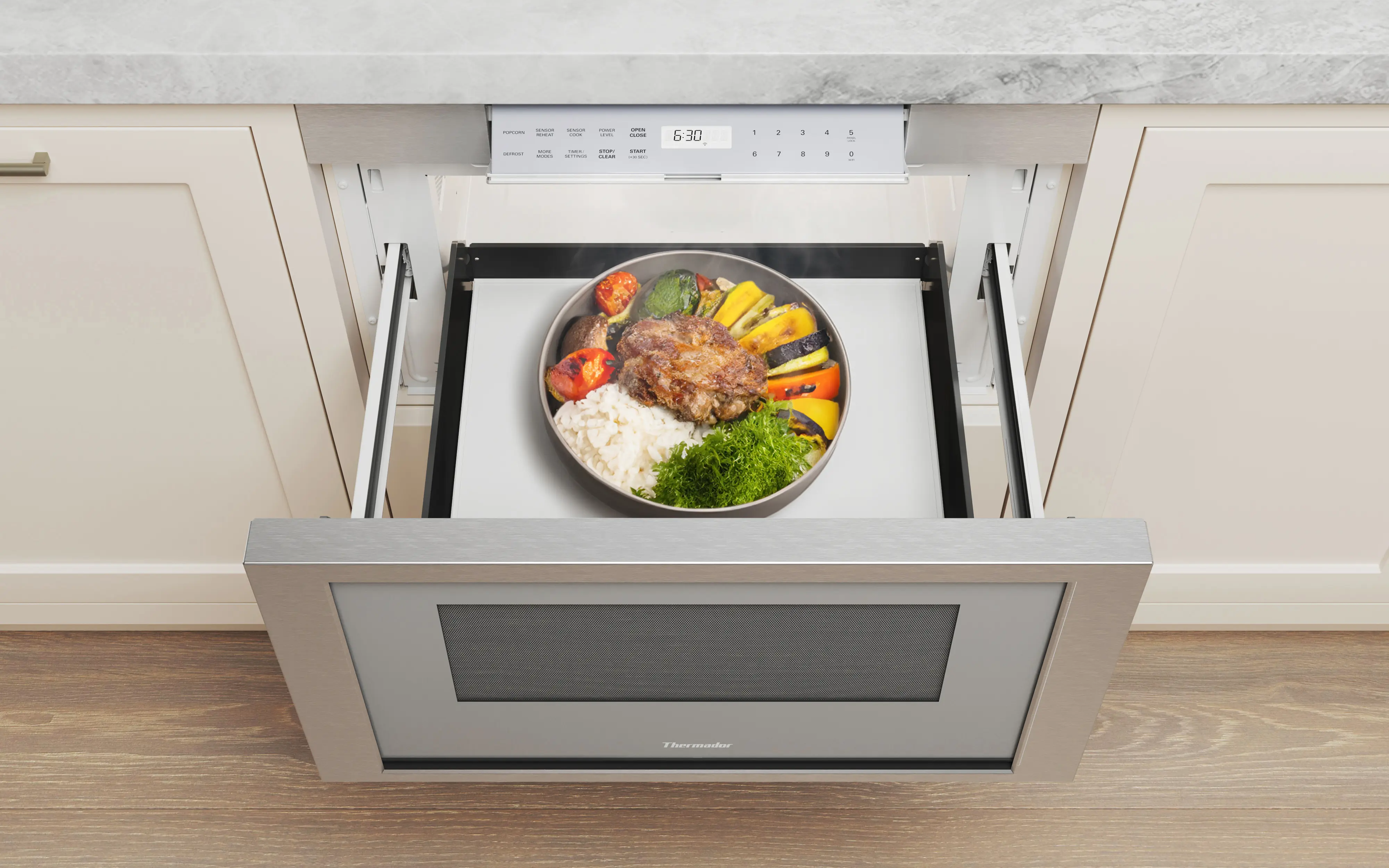 Professional Microdrawer® Microwave 24'' MD24BS