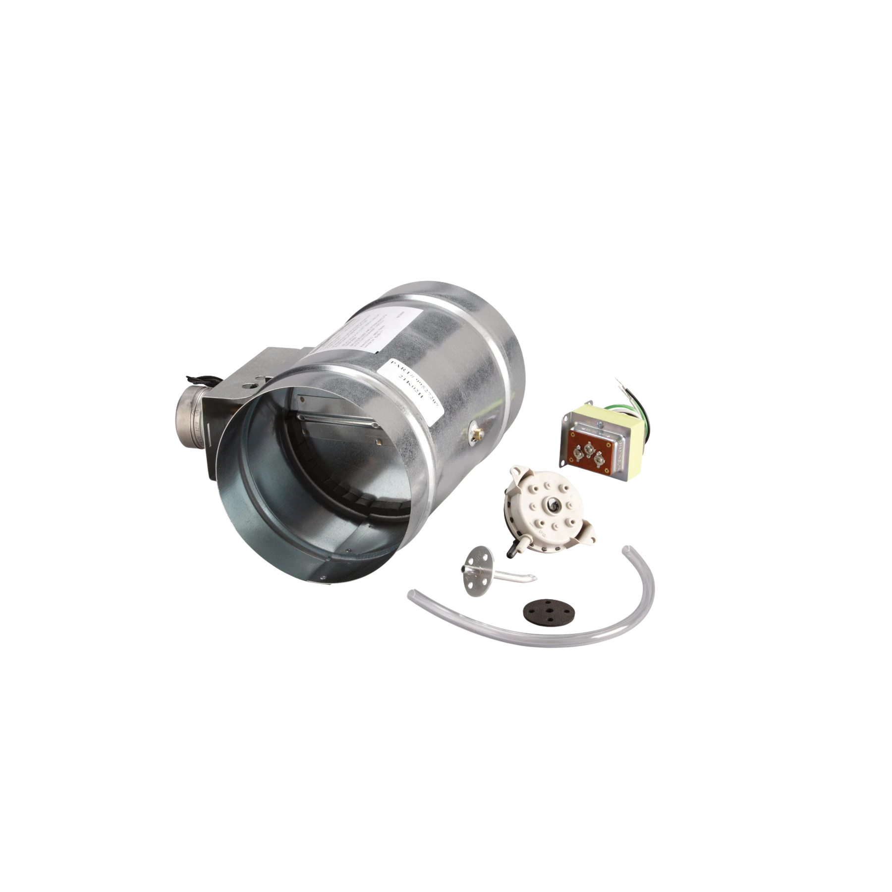 6-inch Universal Automatic Make-up Air Damper With Pressure Sensor Kit MD6TU