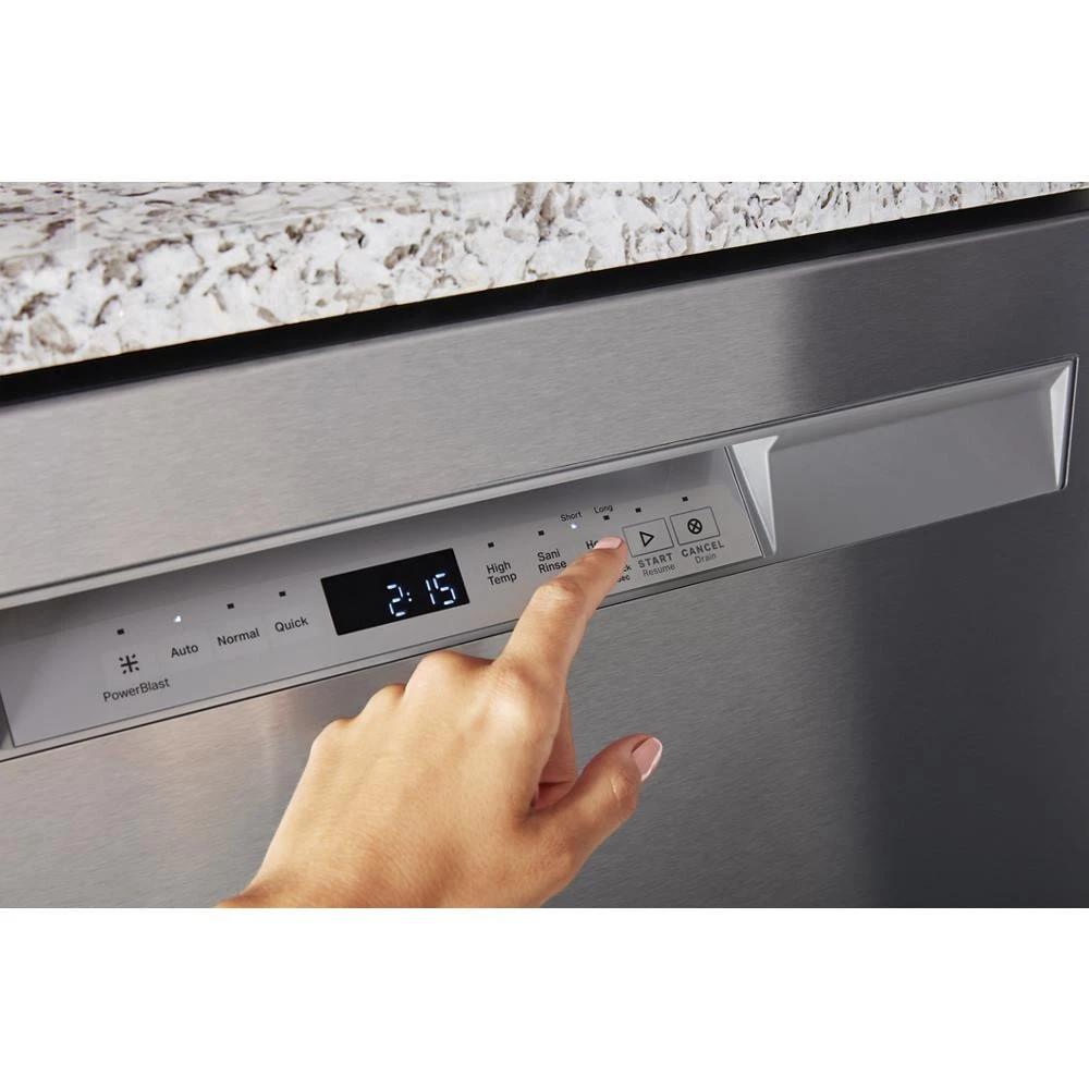 Stainless steel tub dishwasher with Dual Power Filtration view 16