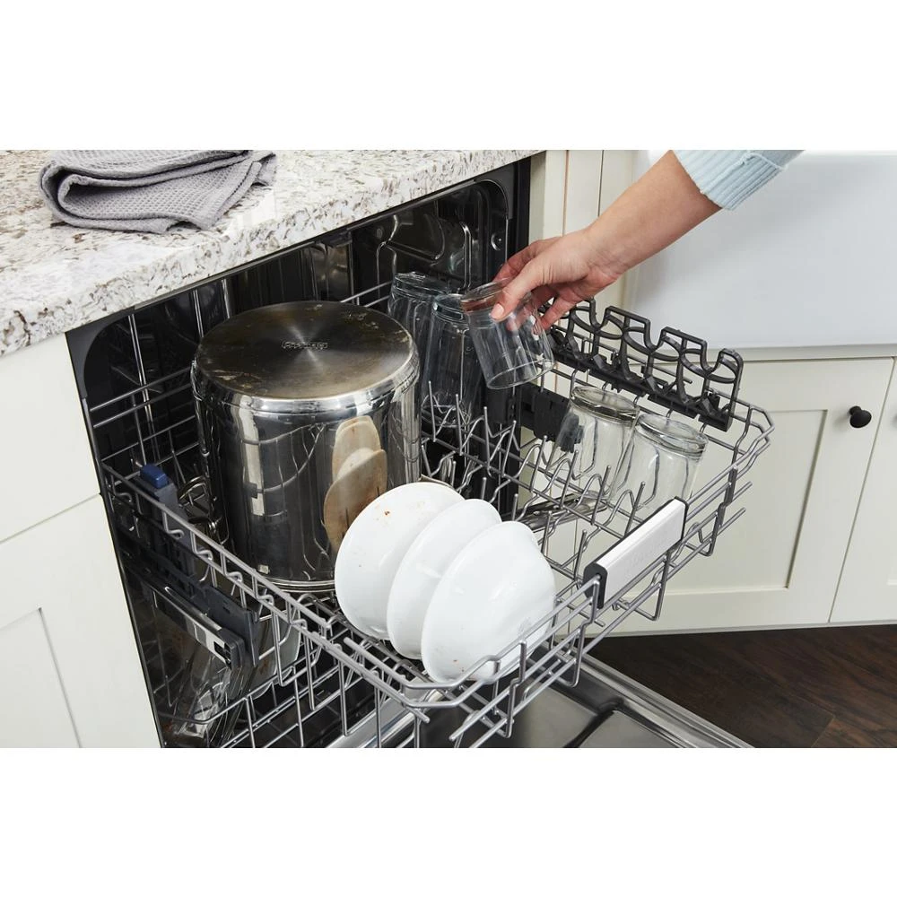 Stainless steel tub dishwasher with Dual Power Filtration view 17