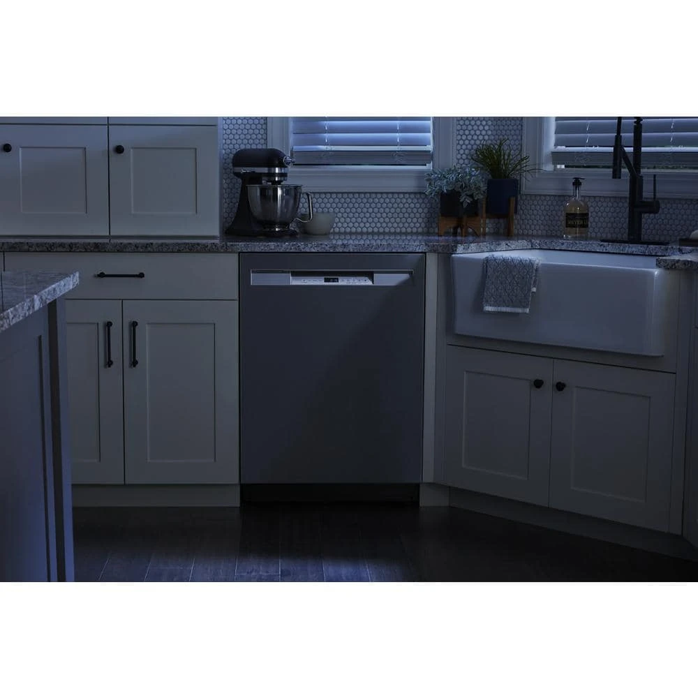 Stainless steel tub dishwasher with Dual Power Filtration view 21