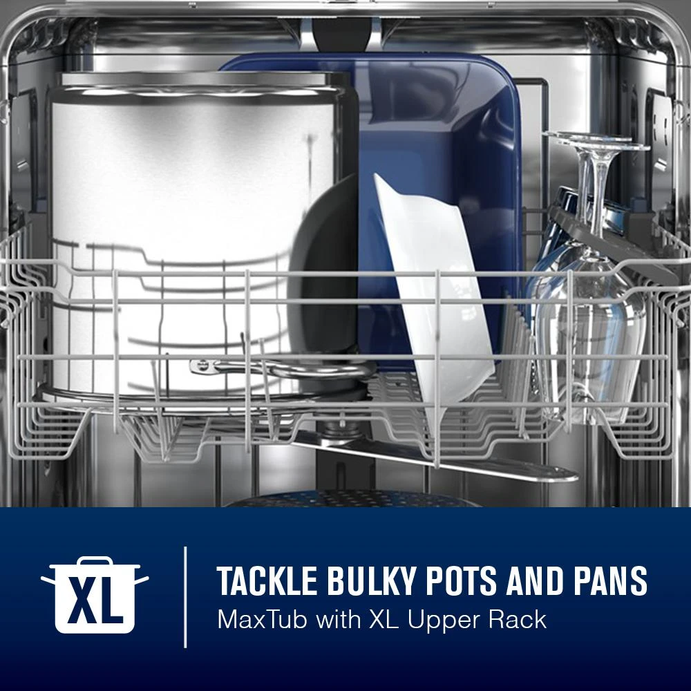 Stainless steel tub dishwasher with Dual Power Filtration view 33