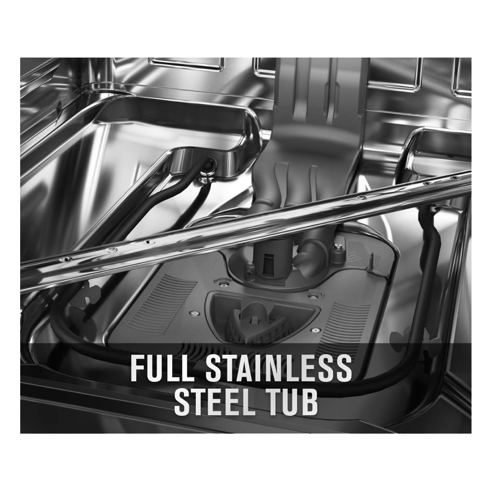 Stainless steel tub dishwasher with Dual Power Filtration view 39