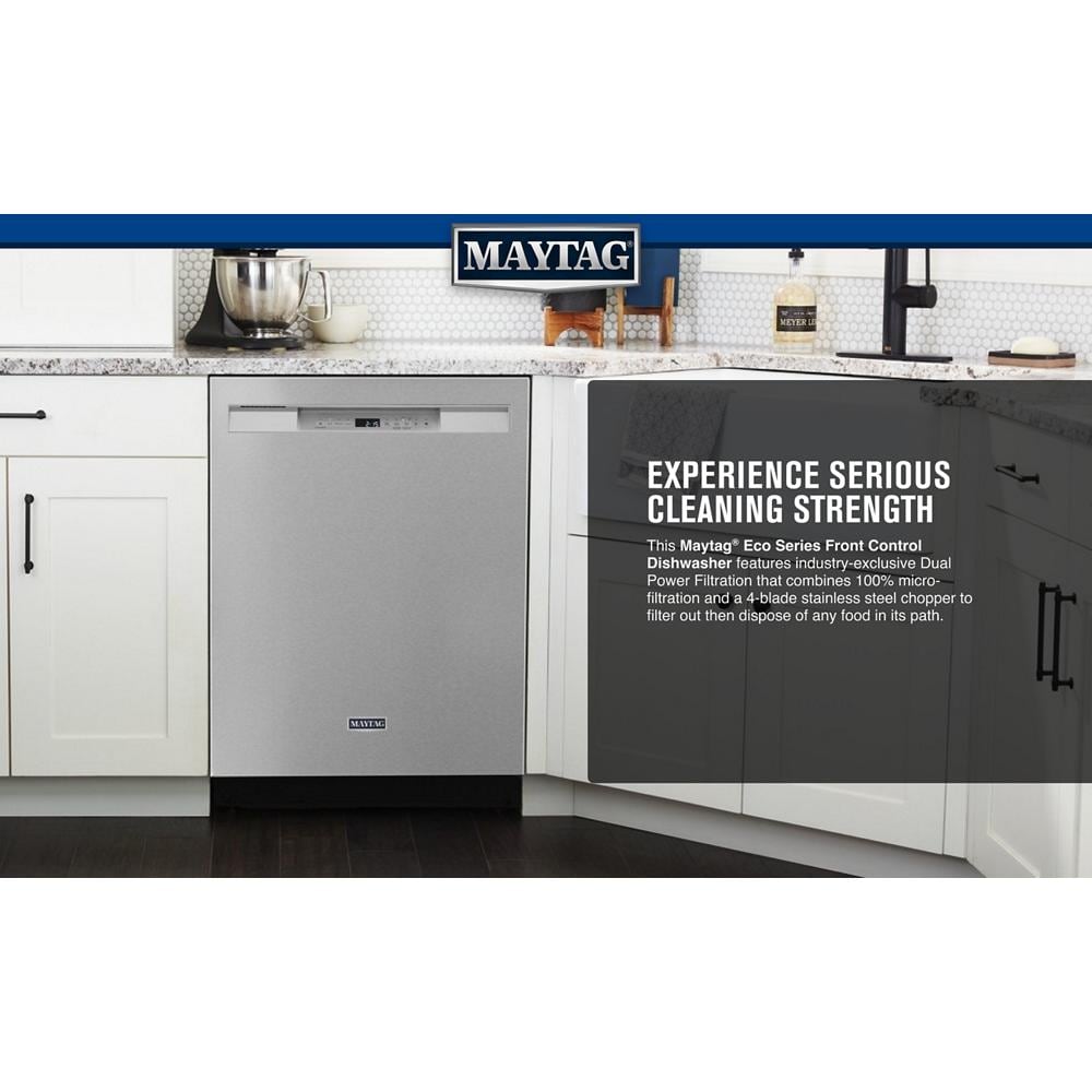 Stainless steel tub dishwasher with Dual Power Filtration view 41
