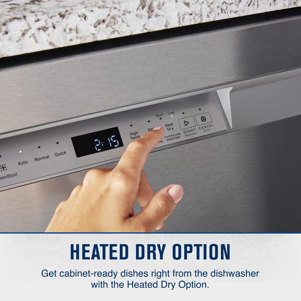 Stainless steel tub dishwasher with Dual Power Filtration view 50