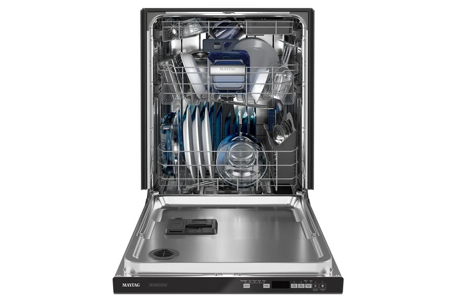 Front control dishwasher with Third Level Rack and Dual Power Filtration view 4
