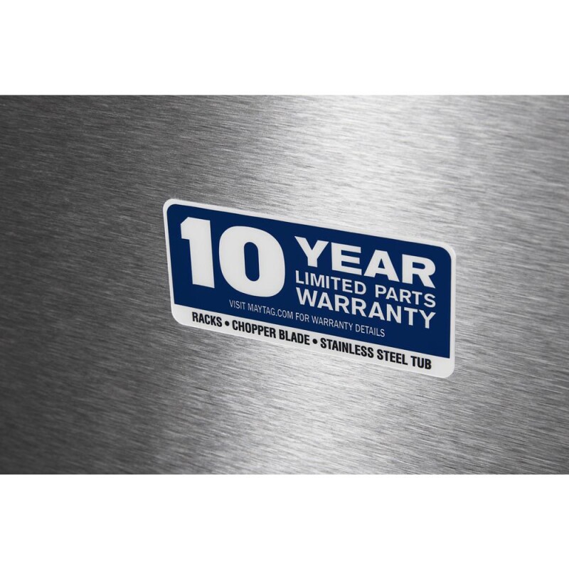 Front control dishwasher with Third Level Rack and Dual Power filtration MDB9959SKZ