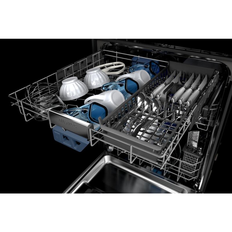 Top control dishwasher with Third Level Rack and Dual Power filtration MDB9979SKZ