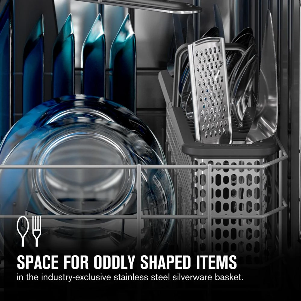 Top control dishwasher with Third Level Rack and Dual Power filtration MDB9979SKZ