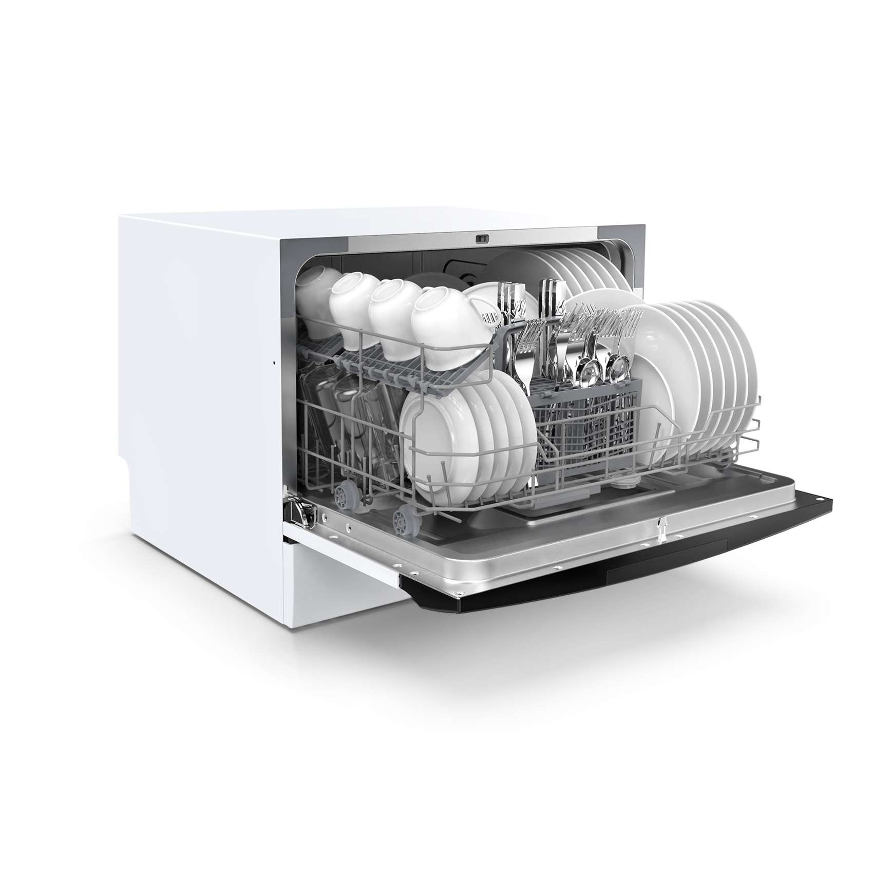 22" Portable Countertop Dishwasher with 8 Washing Cycles MDC22P1AWW