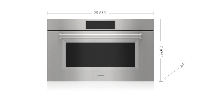 30" M Series Professional Drop-Down Door Microwave Oven MDD3050PMSP