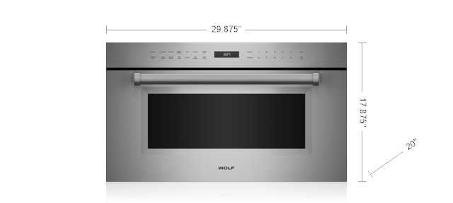 30" M Series Professional Drop-Down Door Microwave Oven - Legacy MDD30PMSPH