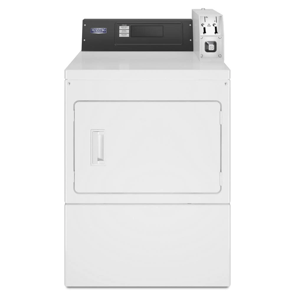 Commercial Electric Dryer, Coin Drop Ready MDE20PDAZW