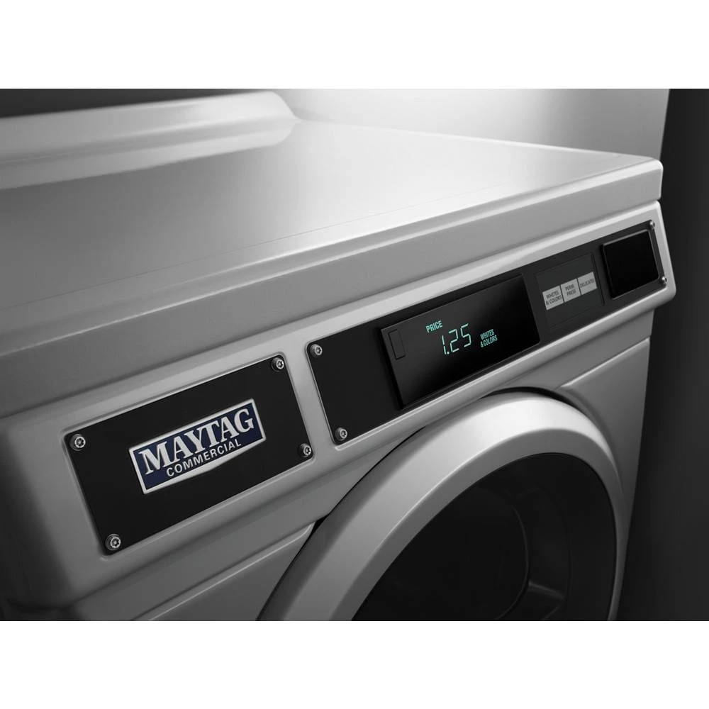 Commercial Electric Dryer, Card Reader Ready or Non-Vend MDE28PRCYW