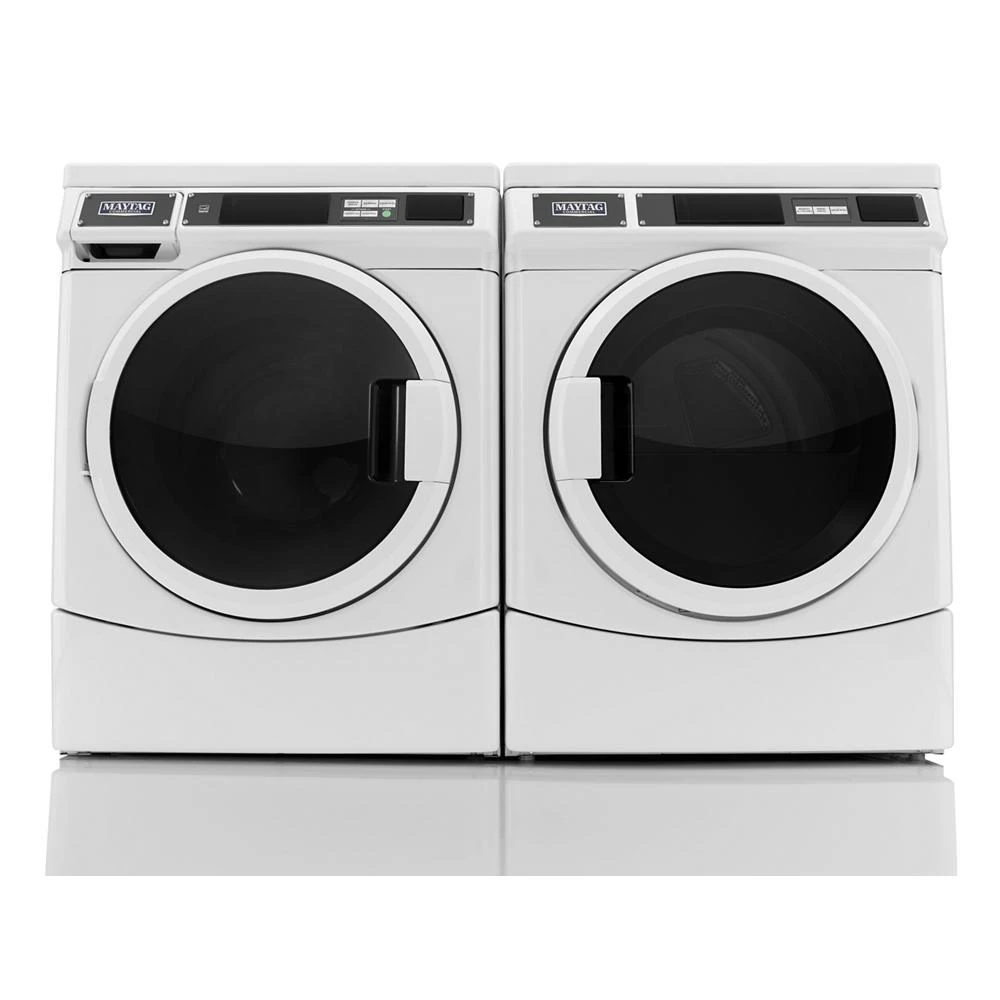 Commercial Electric Dryer, Card Reader Ready or Non-Vend MDE28PRCYW