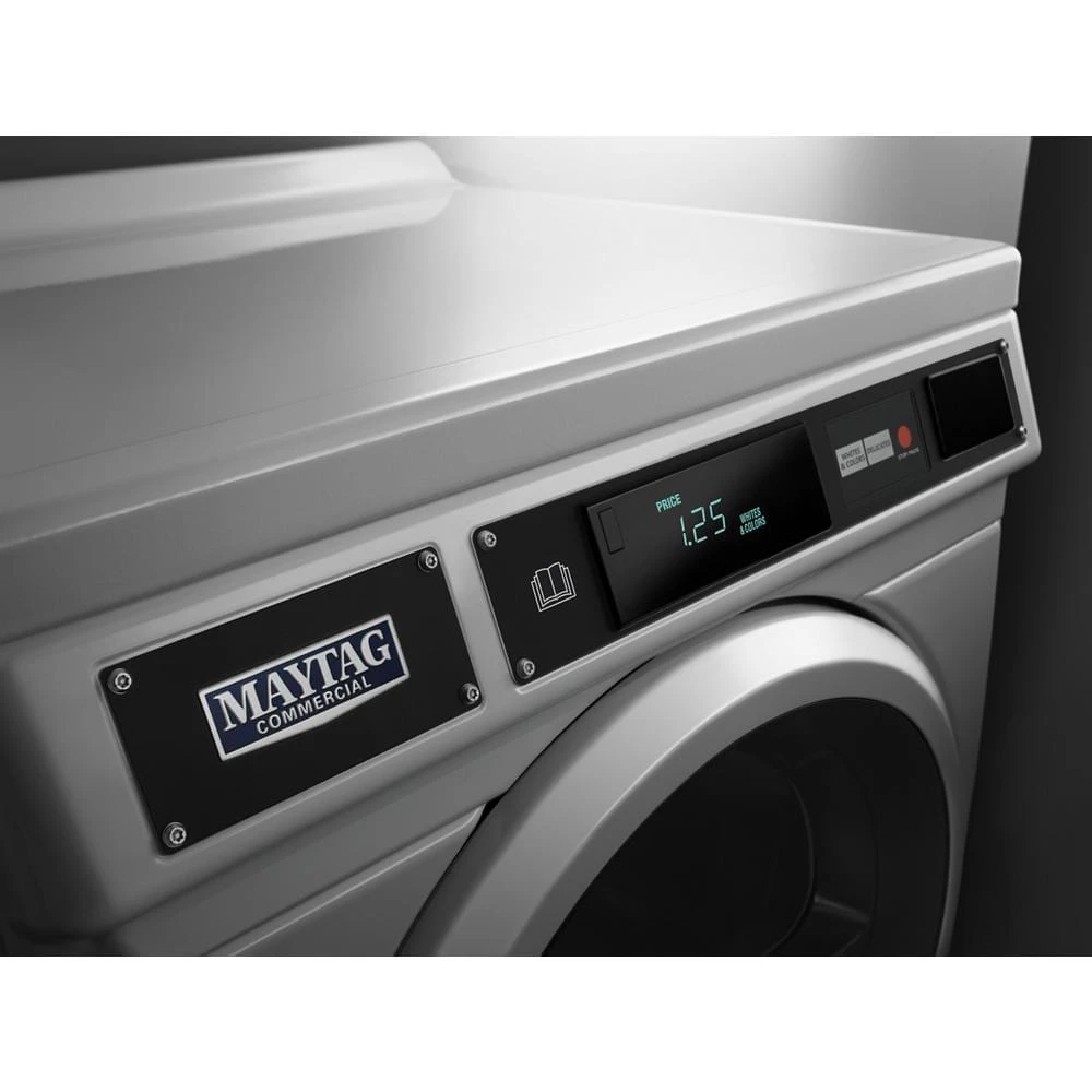 Commercial Electric Dryer, Card Reader Ready or Non-Vend MDE28PRCZW
