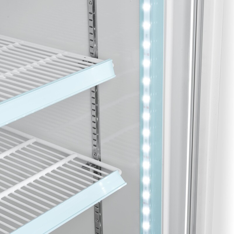 31 in. 1-Door Commercial Display Merchandiser Freezer 23 cu. ft. in White MDF1GD23CWH