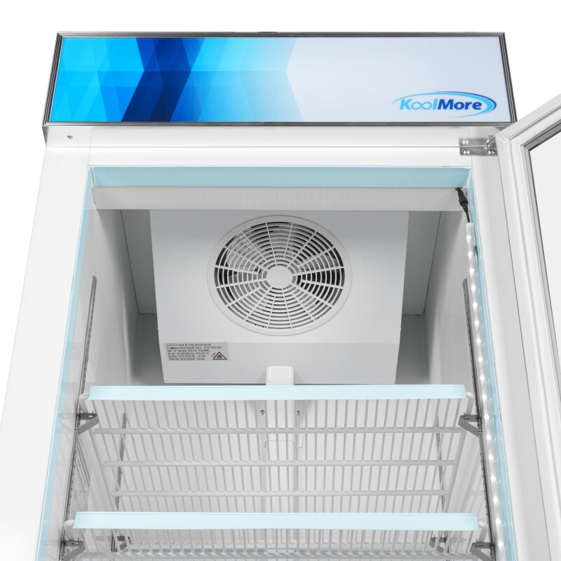 31 in. 1-Door Commercial Display Merchandiser Freezer 23 cu. ft. in White MDF1GD23CWH