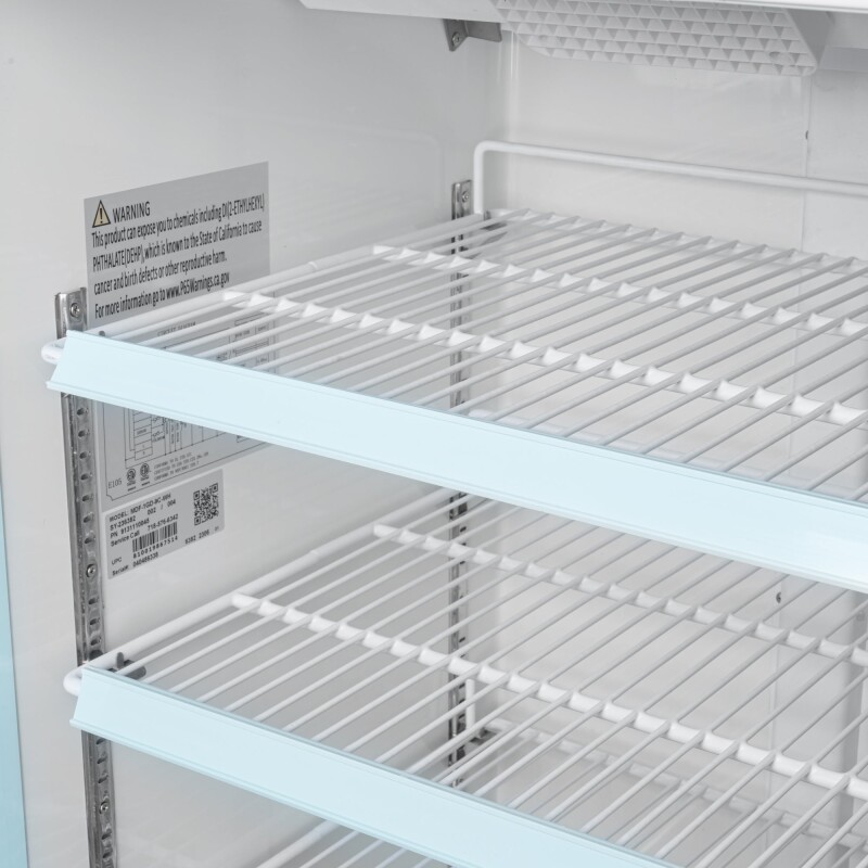 26 in. 1-Door Commercial Display Merchandiser Freezer 9 cu. ft. in White MDF1GD9CWH