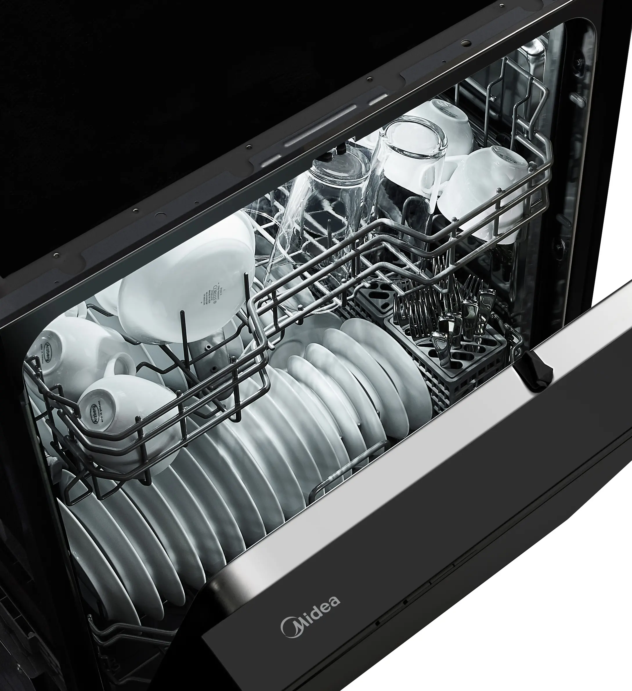 24" Front Control Dishwasher, 52 dBA, Hybrid Tub MDF24P1BBB