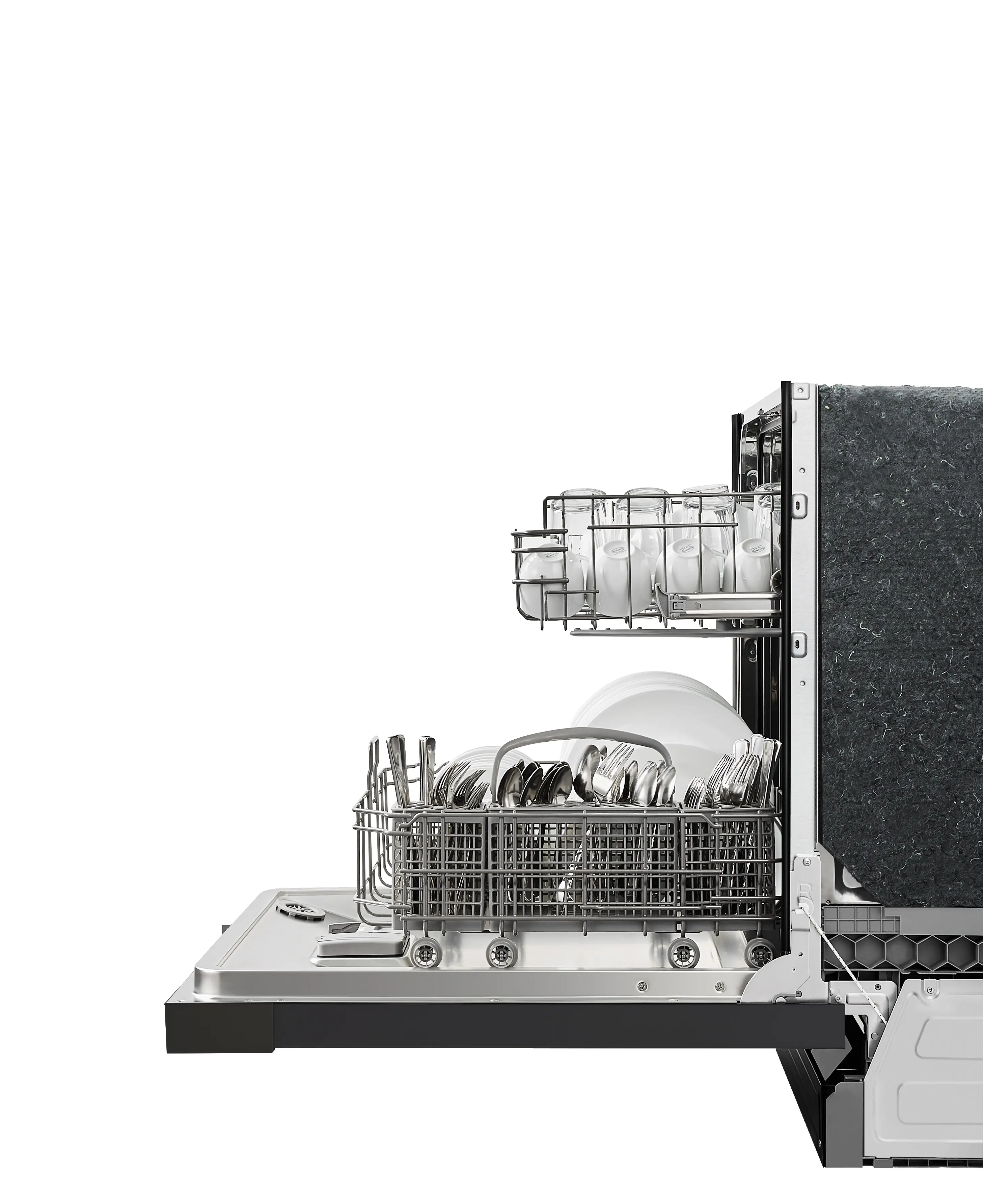24" Front Control Dishwasher, 52 dBA, Hybrid Tub MDF24P1BBB