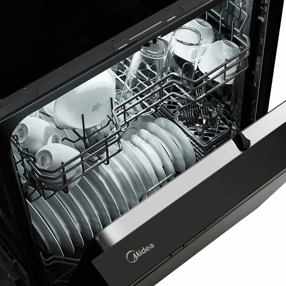 52 dBA Front Control Dishwasher with Interior Light MDF24P2BBB