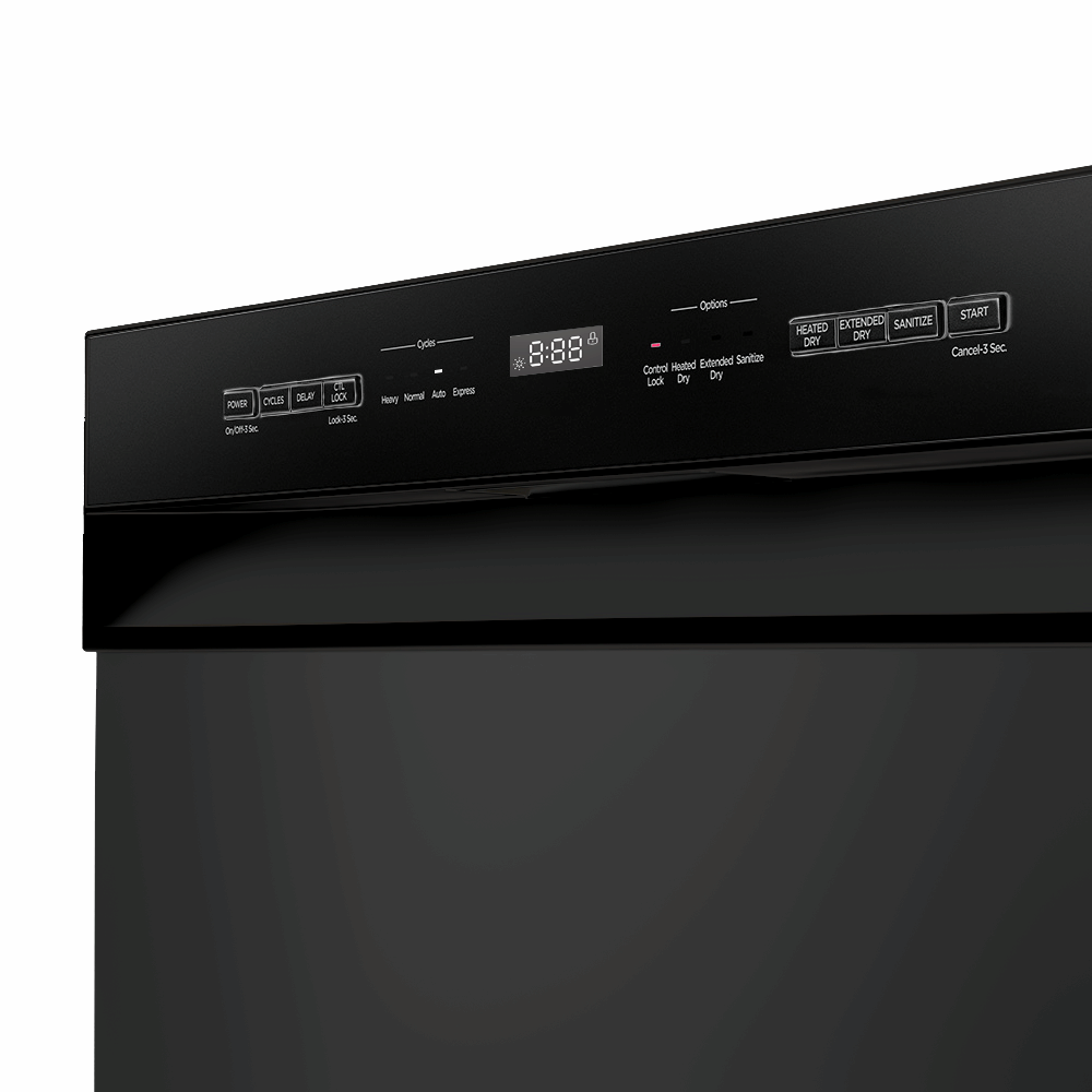 52 dBA Front Control Dishwasher with Interior Light MDF24P2BBB