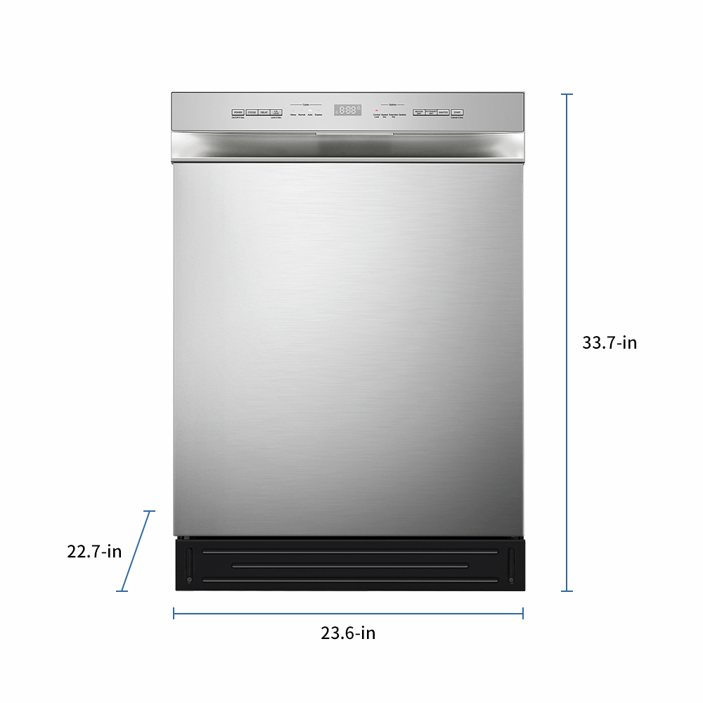 24" Front Control Dishwasher (Stainless Steel) MDF24P2BST