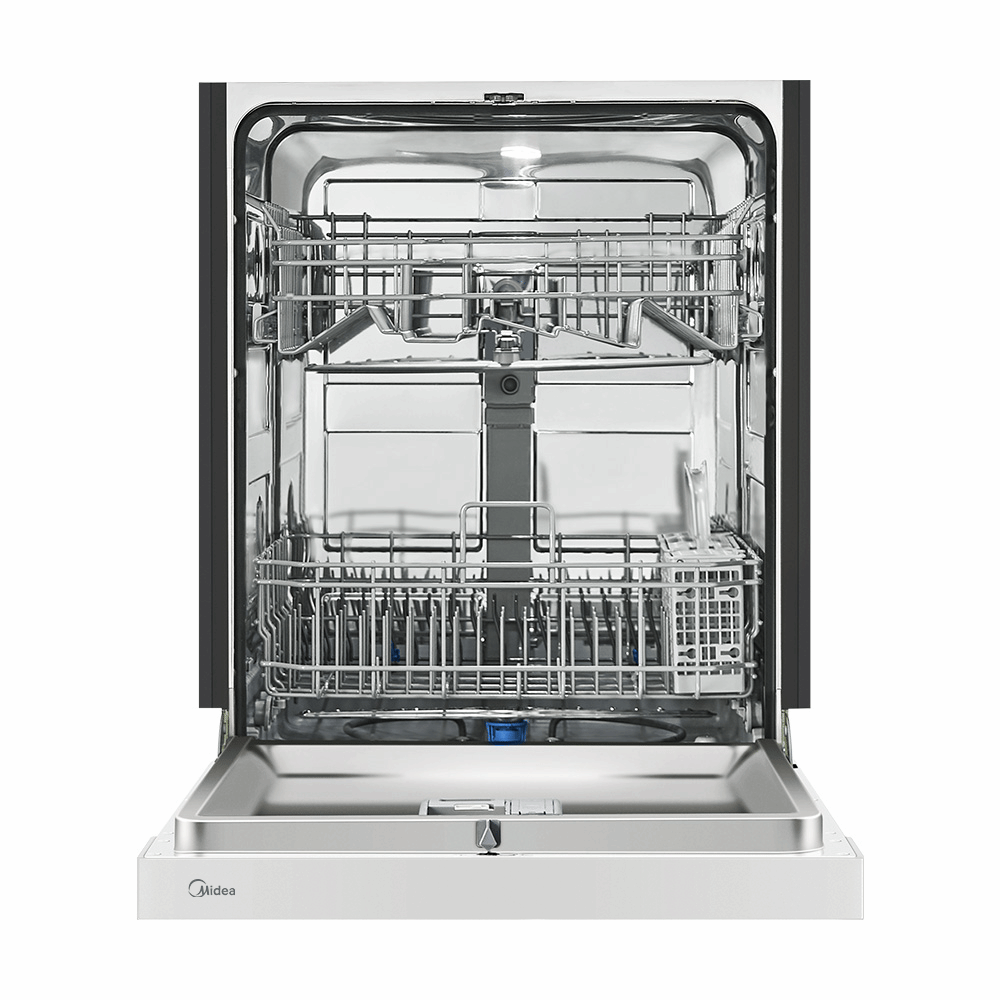24" Front Control Dishwasher with Stainless Steel Tub and Interior LED Light MDF24P2BWW